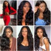 Creuost Human Hair Wig Body Wave Human Hair Bundles Extension