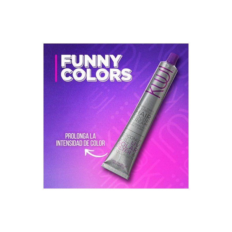KÜÜL Funny Colors Tono Magenta Tinte Semipermanente Brillo Hidratación 90ml