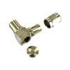PAL TV Coaxial Antenna Plug Right Angle Cable Connector Adaptor