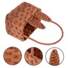 Ciieeo Multi-function Storage Rabbit Ears Easter Egg Basket Woven Basket