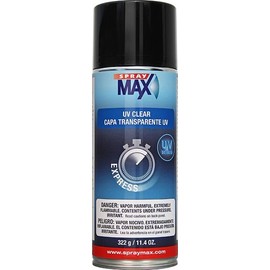UV SPRAY Clear Coat, Express Drying, MAX Weather Resistant, 11.4 oz Spray Can