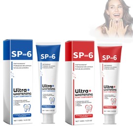 Mikabila (03) Pack of 2 Sp-6 Toothpaste, Ultra Whitening Toothpaste Sp-6, Probiotics Bright White Toothpaste, Fresh Breath, Deep Cleaning Care Toothpaste, for Removing Teeth Whitening Stains