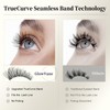 GlowVane TrueCurve 12mm D Curl Lash Clusters(Shiney)