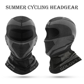 Xusxes Bicycle Face Mask, Outdoor Sports Face Mask, Windproof Face Mask, Breathable Full Face Mask, Windproof Motorcycle Face Mask, Balaclava Face Mask, for Motorcycle (L), black