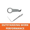 Fein L-Shaped Cutting Blade for Precision Work - Serrated Design