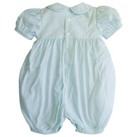 Petit Ami Baby Girls’ French Bubble with Diamond Smocking