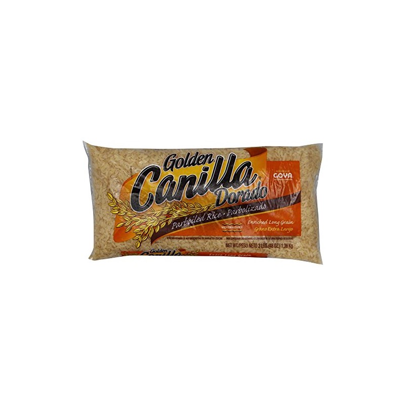 Goya Golden Canilla Parboiled Rice 3 Lb