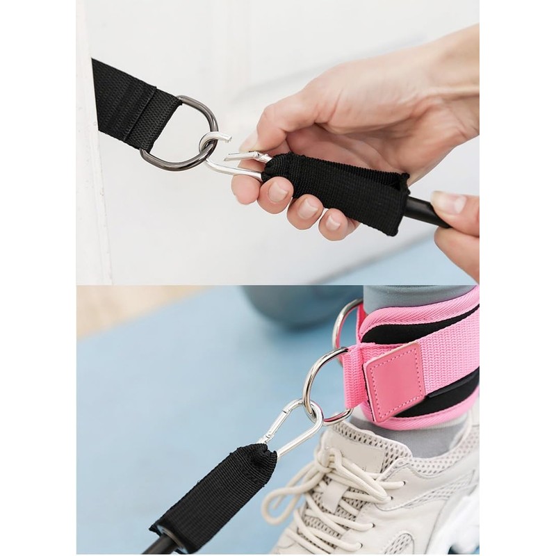 Adjustable Ankle Strap with Double D-Rings Support Ankle Straps for