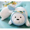 OUKEYI Polar Bear Plush Toy,35 cm Stuffed Animal Doll Pillow