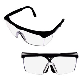 HQRP 2 pair Protective Safety Glasses for Rockhounds, Gem Hunters, Mineral Specimen Collectors, Cavers, Jewelers, Lapidary