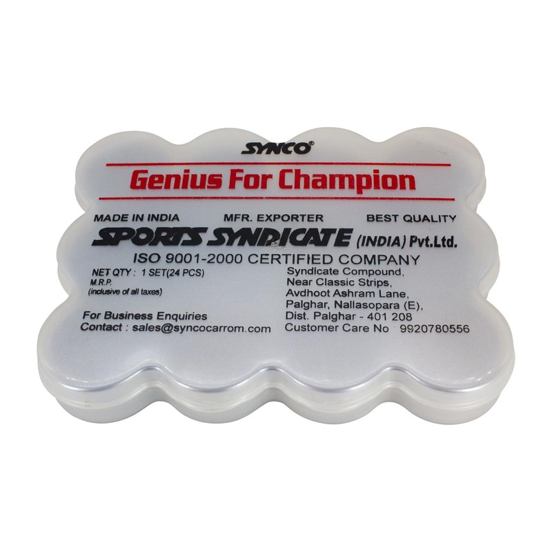 Synco Carrom Stones Tournament Genius for Champion 2941