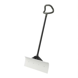 Suncast 24-Inch Snow Pusher with Steel Core Shade and Non-Stick Blade Surface, Ideal for Driveways, Walkways, and Sidewalks