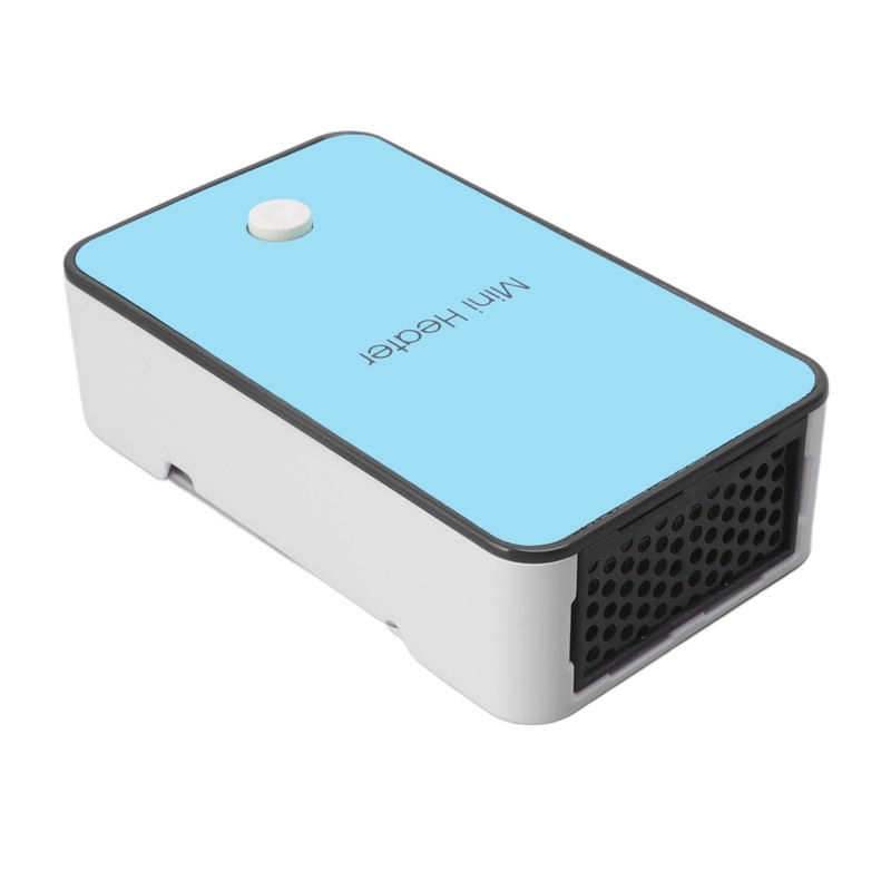 Mini Heater Fast Heating Low Noise Miniwatt Blue Portable Desk