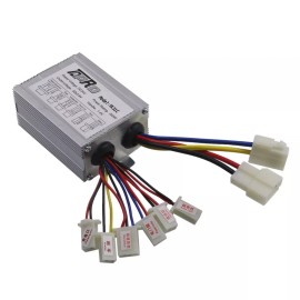 Unbranded 24V 350W Brush Motor Speed Controller and Throttle Grip Go Kart ATV E300 Scooter