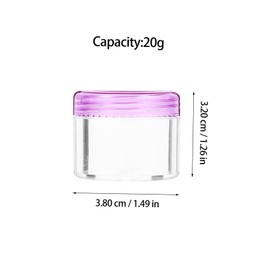 FRCOLOR 12Pcs Refillable Cream Jars with Lids Durable Travel Containers for Lotions Moisturizers Skincare Leak Portable Cosmetic Storage for Personal Care