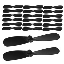 FELTECHELECTR 20 Pairs Rc Propellers Optimized for Enhanced Flight Stability Agility Energy Saving Design for Small DIY Aircraft Helicopters Workshop Parts for Repairing Black