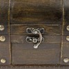 Treasure Chests | Varnished Wood | With Metal Flip Closure