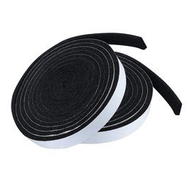 Carkio 2 Pack 1/2 Inch x 1/8 Inch 10 Feet Smoker Seal Seals, High Heat Smoker BBQ Seal Fireproof Tape, Grill Seal Strip for Smokers BBQ Lid