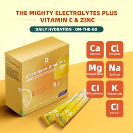 B BEWORTHS B BEWORTHS Electrolyte Powder Recovery Drink Mix | Sugar-Free Electrolyte Powder Packets Supplement with Potassium Zinc & Magnesium for Hydration - Keto Electrolytes, Non-GMO & Sugar-Free - 30 Sticks