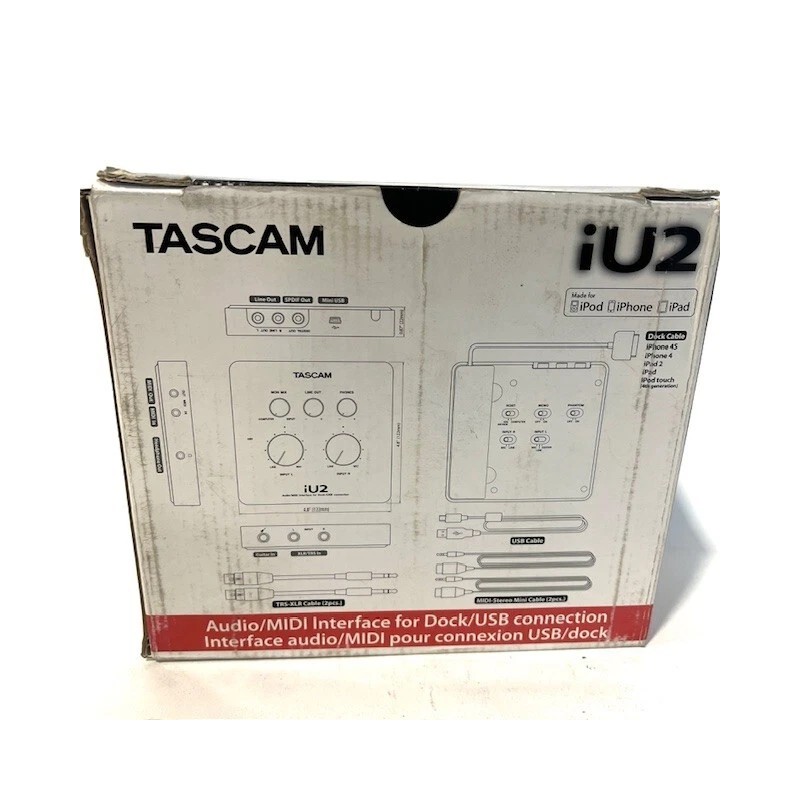 Tascam iU2 Audio/MIDI Interface for IOS products
