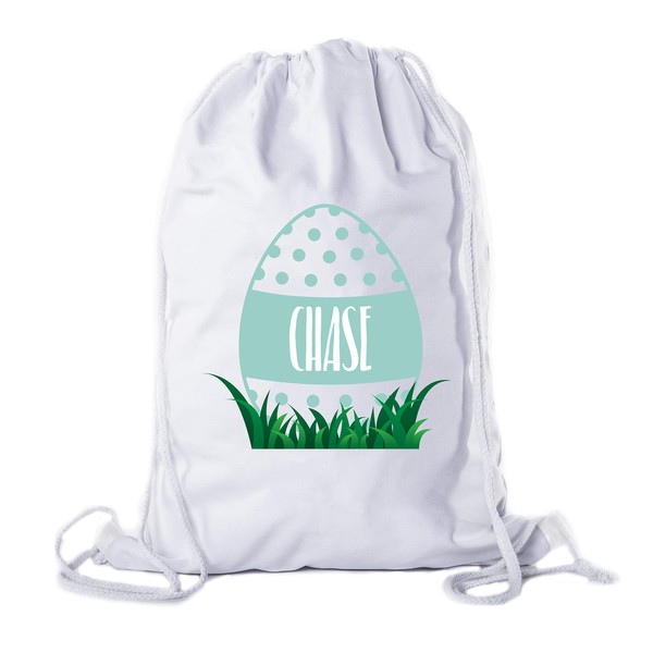 Mato & Hash Personalized Easter Basket Bags, Cotton Drawstring Backpacks