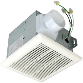 Harrier Hardware Very Quiet Bathroom Exhaust Ventilation Fan 70 Cfm, 2