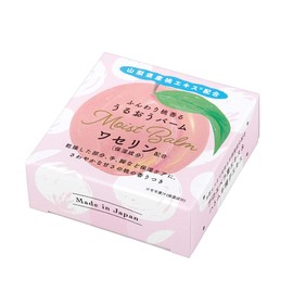 Global Product Planning Peach Fragrant Moisturizing Balm from Yamanashi Prefecture (Vaseline Formulated, Firmly Moisturizing, Dry, Made in Japan, Portable), 0.5 oz (15 g)