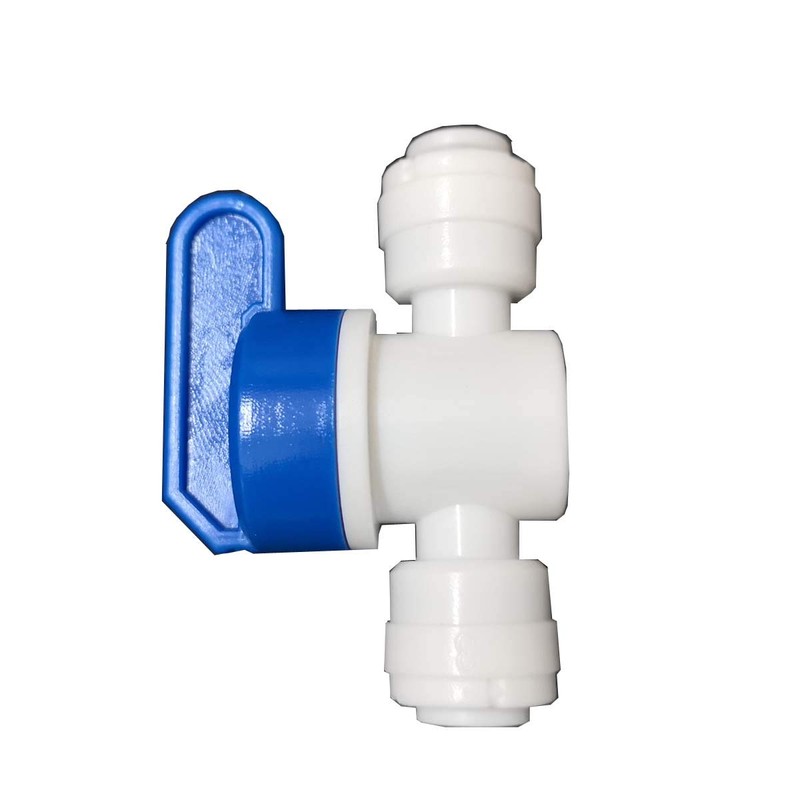 Malida 3/8"x3/8" Tube Ball Valve Quick Connect Shut Off for