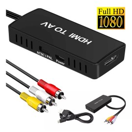 Gomia Hdmi Un Convertidor De Rca, Hdmi Av Compuesto Un Vídeo Adapt