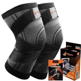 Hyperz - 2pcs Rodillera Ortopédica de Compresión Rodillera Deportiva Banda para Rodilla Meniscos Banda Rotuliana para Hombre y Mujer Soporte para...  