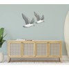 T.I. Design Hand-carved Wood Flying Seagull Wall Décor Set of