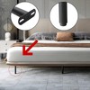Toolzia Adjustable Bed Legs, Metal Retractable Heavy Duty Bed Center