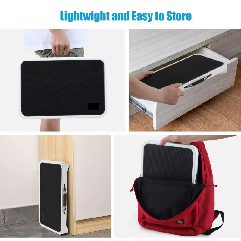 Jocauto Folding Step Stool Height-Adjusta