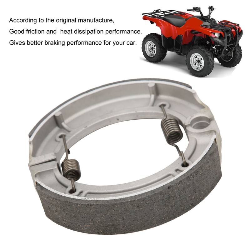 Rear Brake Shoe Semimetal Replacement for Yamaha Kodiak 400 YFM400