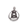 Windalf Freya Aska Vikings Vintage 925 Sterling Silver Pendant 3.1