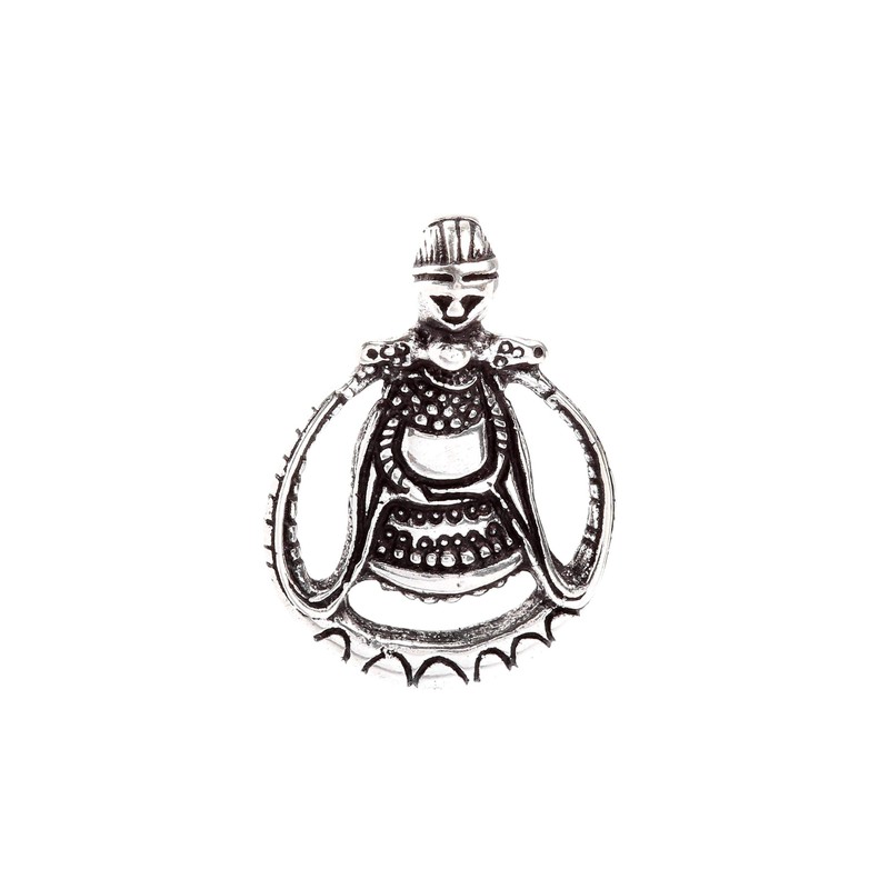 Windalf Freya Aska Vikings Vintage 925 Sterling Silver Pendant 3.1