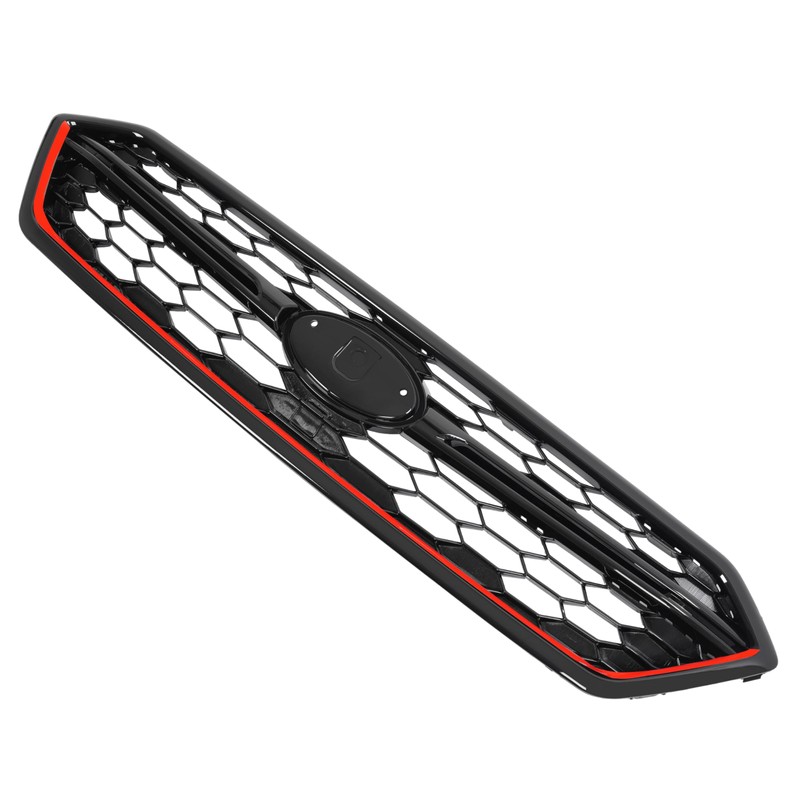 Front Bumper Upper Grille Compatible with 2018-2021 Subaru WRX/WRX STI