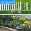 Adavin Animal Barrier Garden Fence,15 Pack Black 12''L x 25"