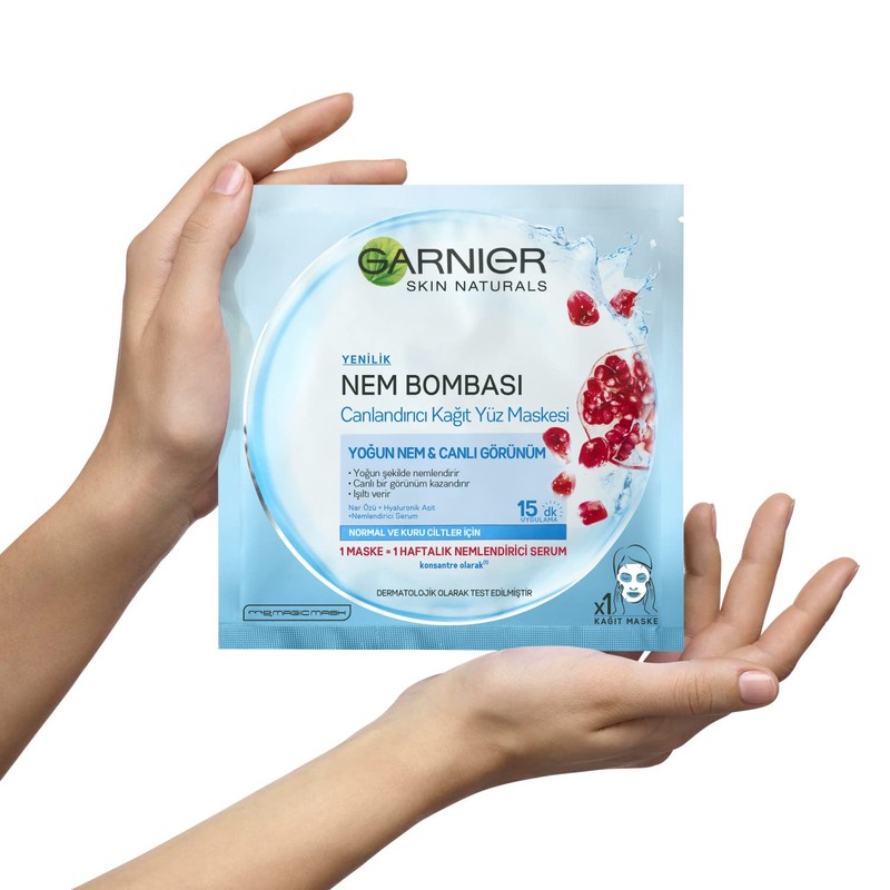 Garnier Skin Naturals Aqua Bomb Sheet Mask (Pack of 1)