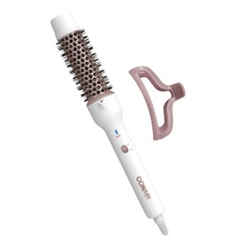 Conair Double Ceramic 1¼-Inch Thermal Brush, Heated Round Brush for Blowouts, Curls, and Waves, Ceramic Technology Eliminates Damaging Hot Spots for Smooth, Shiny Hair