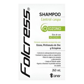 Shampoos Folcress Antigrasa /control Caspa / 2 De 260 Ml.
