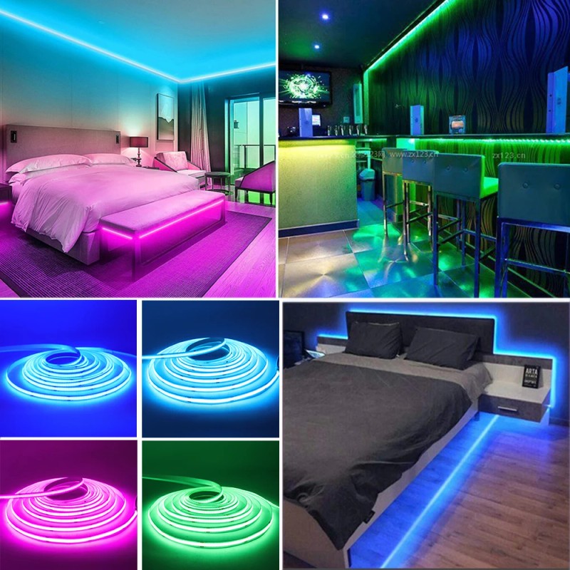 Toolzia Flexible COB LED Strip Light, High Brightness