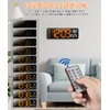Qecyd Digital Clock, Wall Mounted, Large, Multi-Purpose Use, Alarm Clock,