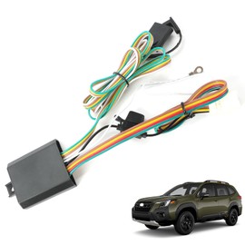 SUNPIE Trailer Wiring Harness Compatible with Subaru Ascent/Crosstrek/Forester/Outback Wagon/XV Crosstrek 2009-2025, 4 Pin Flat Vehicle Side Connector Towing Wiring