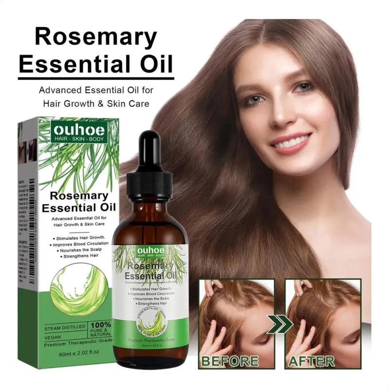 Aceite Capilar De Romero Ouhoe, Nutre Y Suaviza El Cabello
