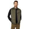 Cole Haan Men's Quilted Vest, Army Green, Medium