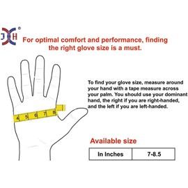 J H Heat Resistant Oven Glove: EN407 Certified 932 °F BBQ & Oven Mitts for Grlling, Baking, Kitchen, Camping,Fireplace Indoor&Outdoor 1 Pair