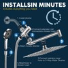 Shower Head,8”Rain Shower Head with Handheld Spray Combo with 11''