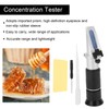 Syrup Refractometer Handheld Portable High Accuracy Fruit Concentration Tester for
