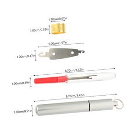 jojofuny Big Eye Needle Set Sewing Supplies Stitch Markers Embroidery Needles Stainless Steel